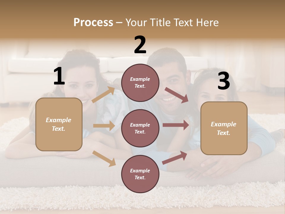 Portrait Lying House PowerPoint Template