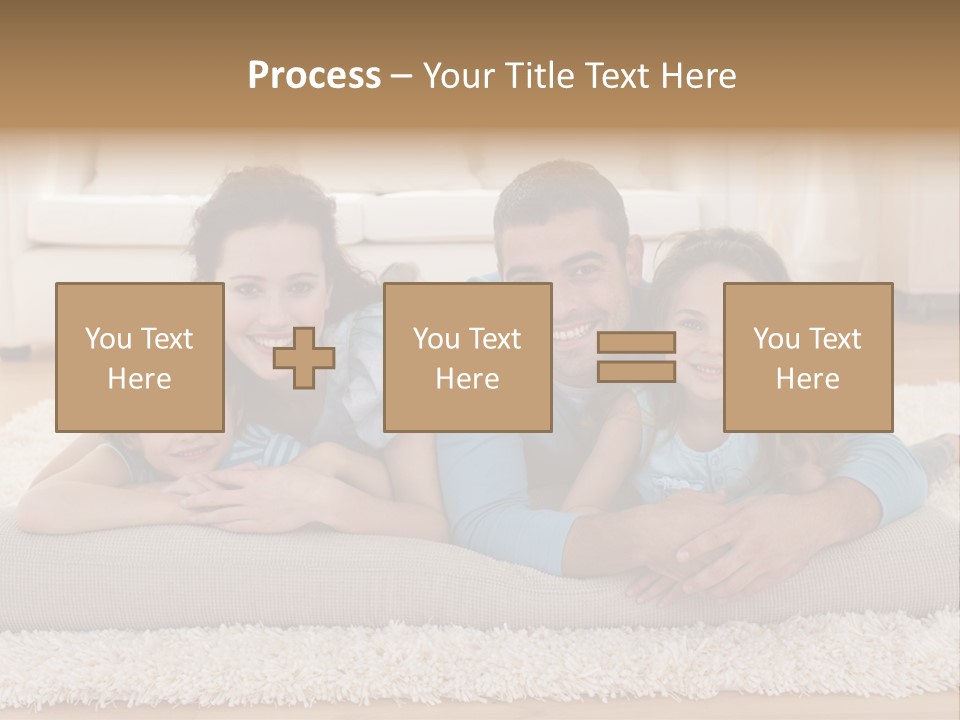 Portrait Lying House PowerPoint Template