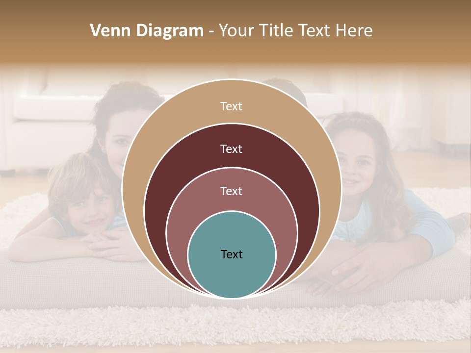 Portrait Lying House PowerPoint Template