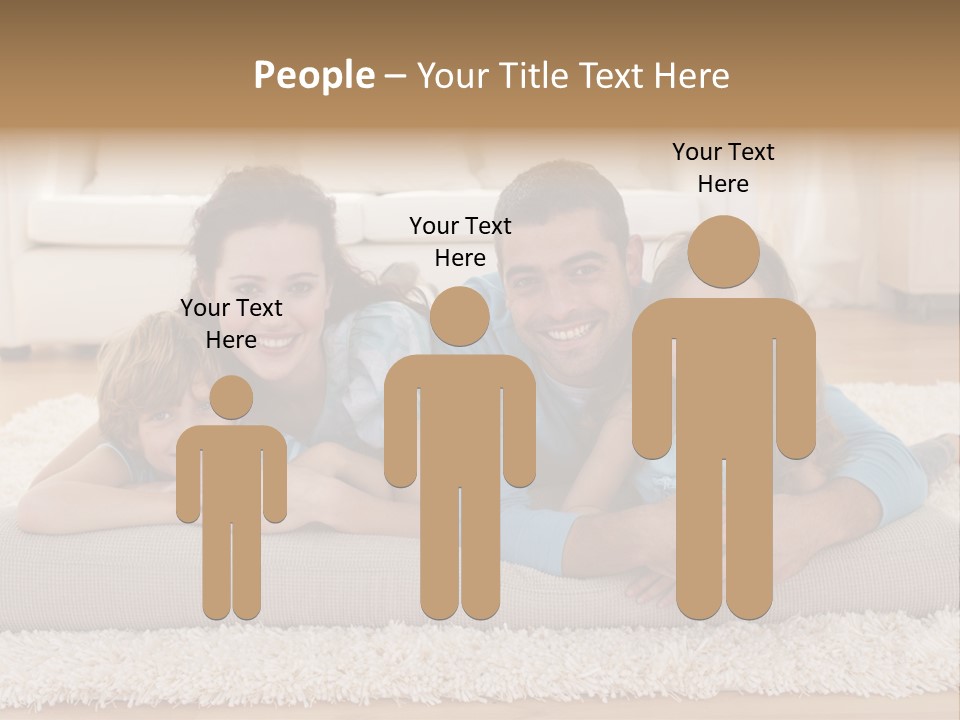 Portrait Lying House PowerPoint Template