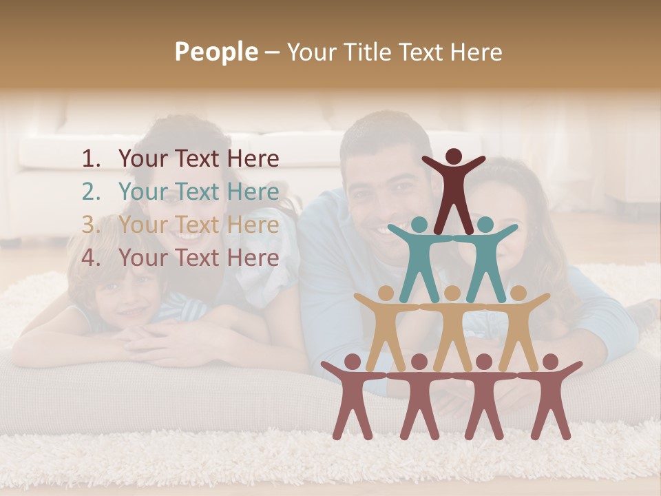 Portrait Lying House PowerPoint Template