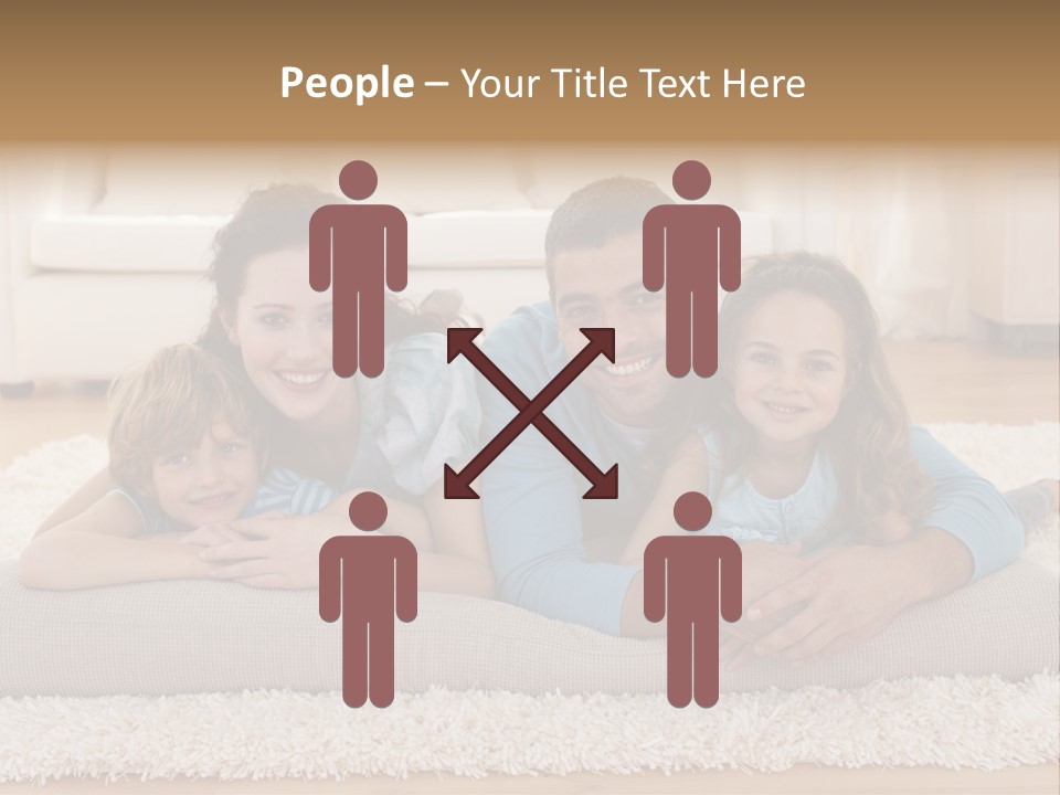 Portrait Lying House PowerPoint Template