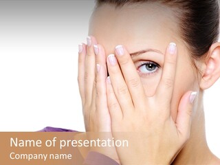 One Peep Emotion PowerPoint Template