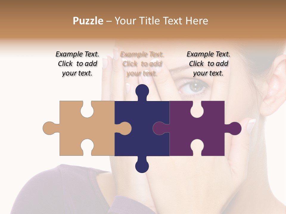 One Peep Emotion PowerPoint Template