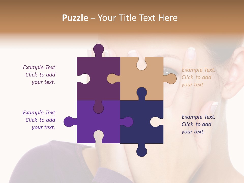 One Peep Emotion PowerPoint Template