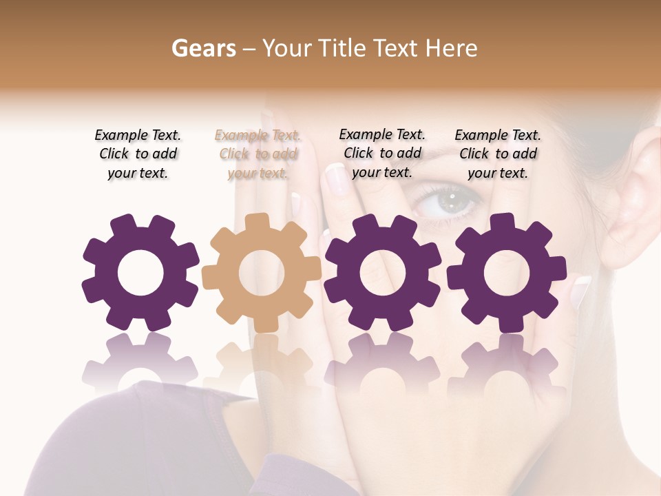 One Peep Emotion PowerPoint Template