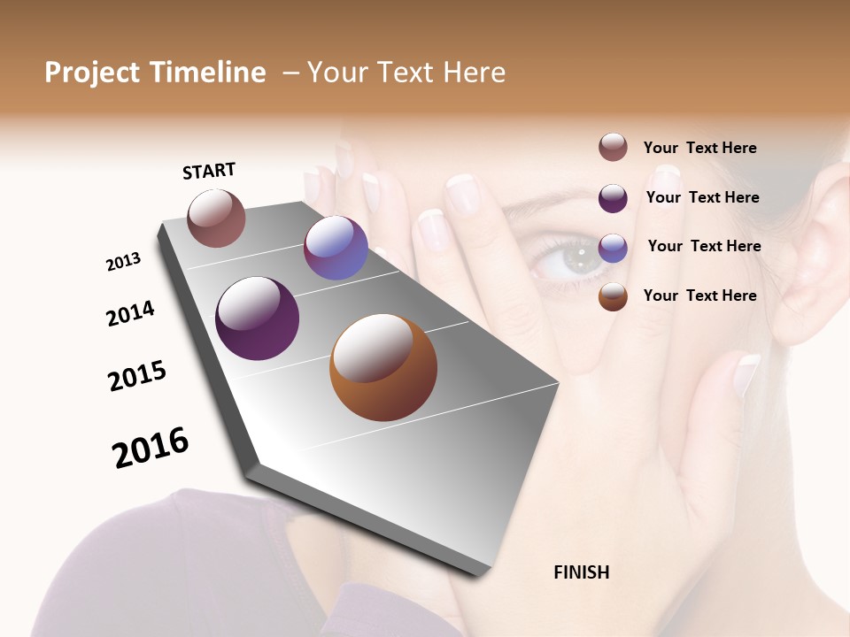 One Peep Emotion PowerPoint Template