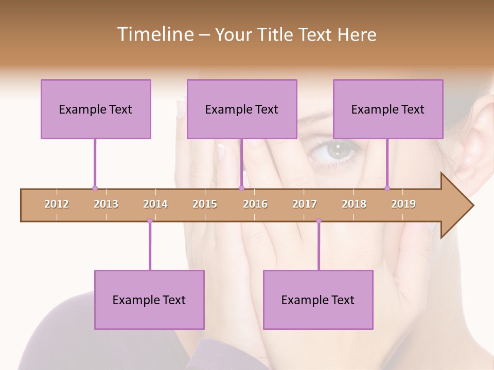 One Peep Emotion PowerPoint Template