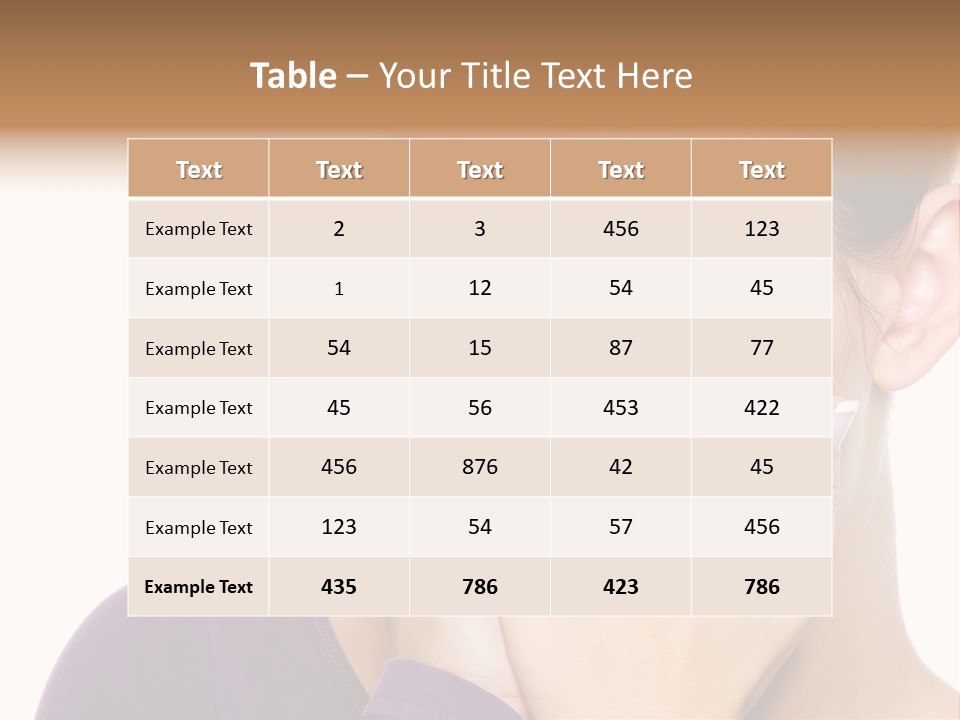 One Peep Emotion PowerPoint Template