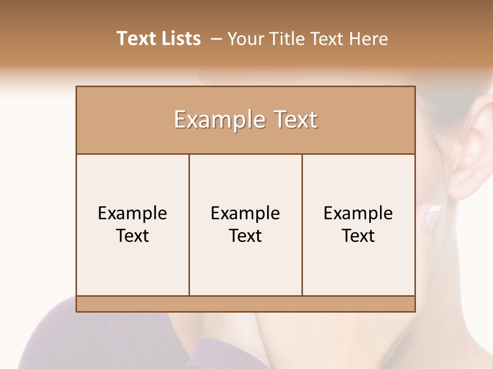 One Peep Emotion PowerPoint Template