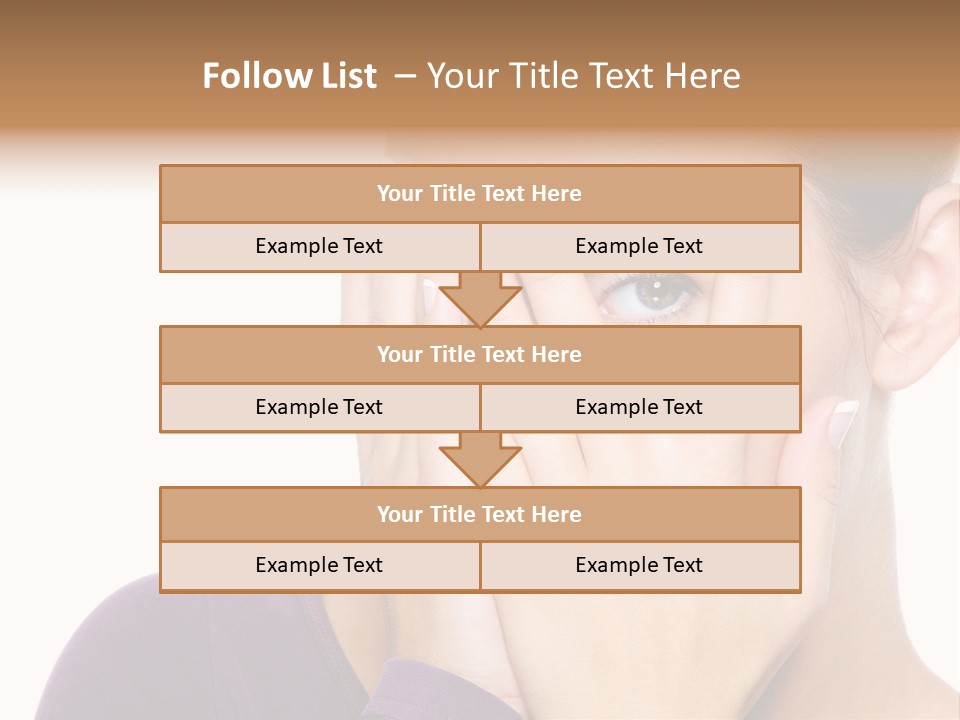 One Peep Emotion PowerPoint Template