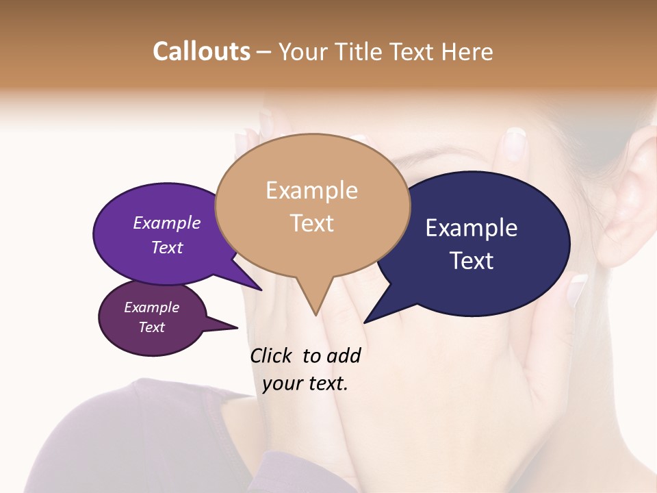 One Peep Emotion PowerPoint Template