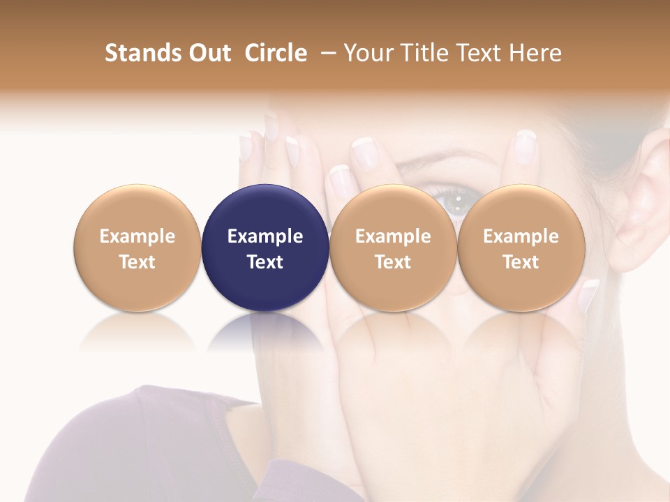 One Peep Emotion PowerPoint Template