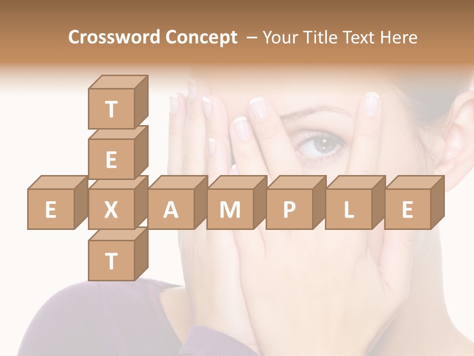 One Peep Emotion PowerPoint Template