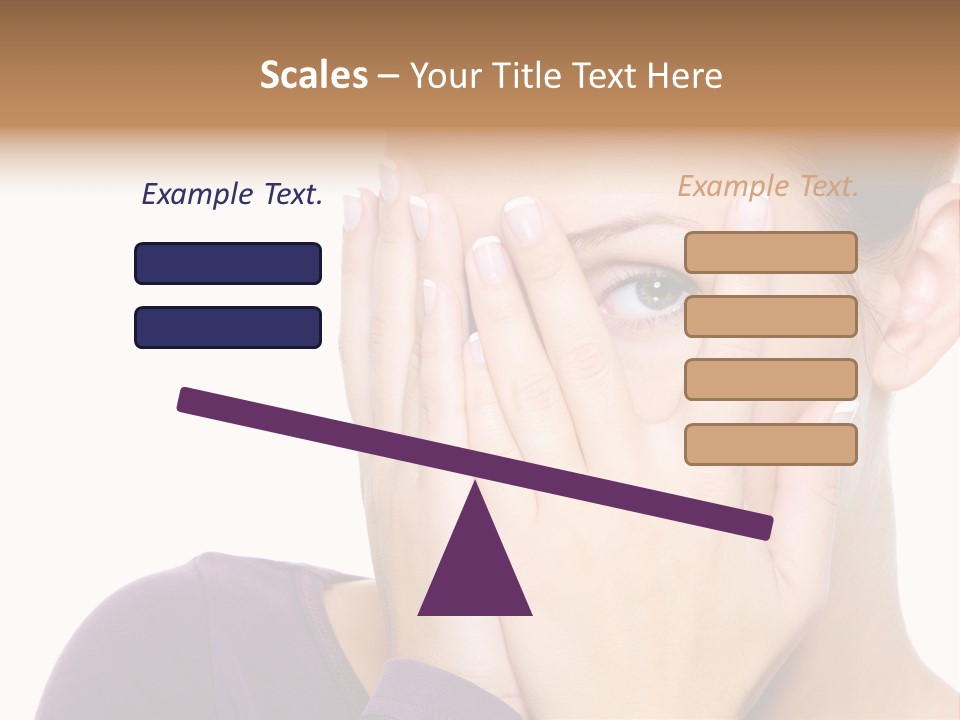 One Peep Emotion PowerPoint Template