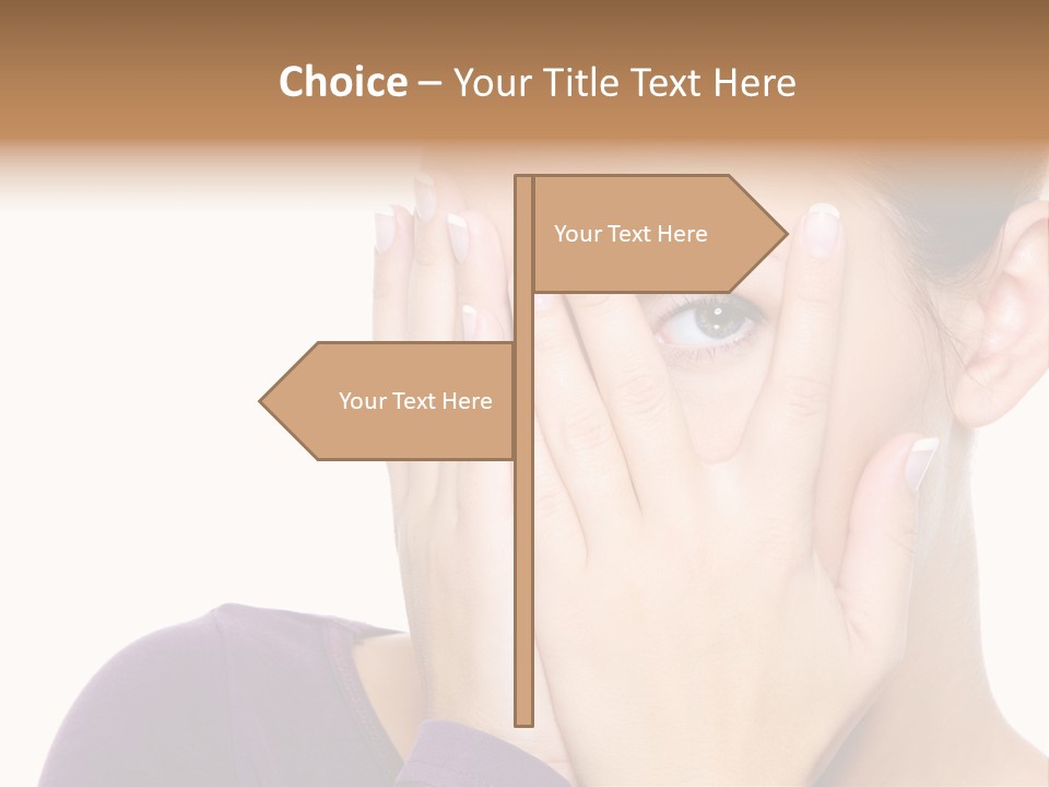 One Peep Emotion PowerPoint Template