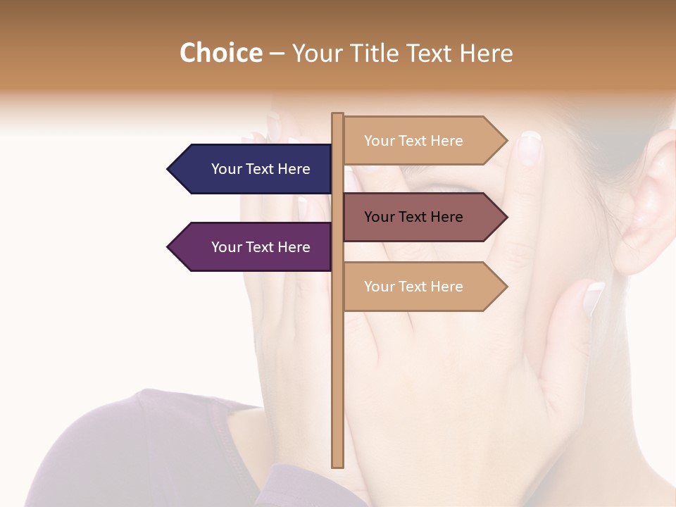 One Peep Emotion PowerPoint Template