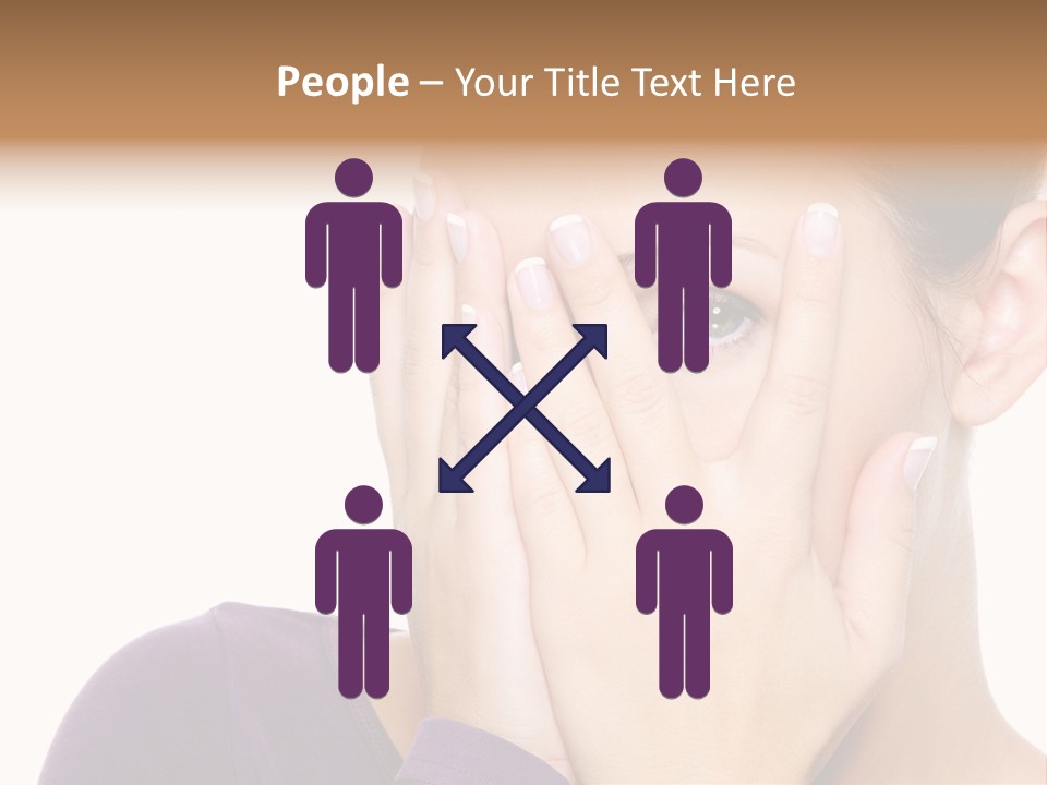 One Peep Emotion PowerPoint Template