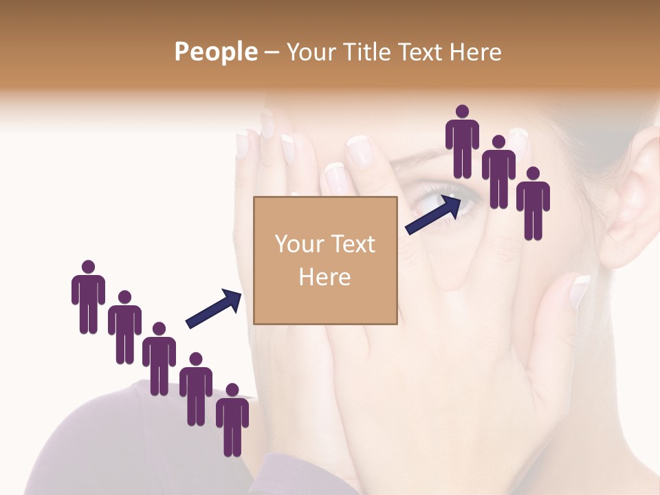 One Peep Emotion PowerPoint Template