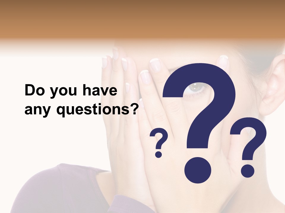 One Peep Emotion PowerPoint Template