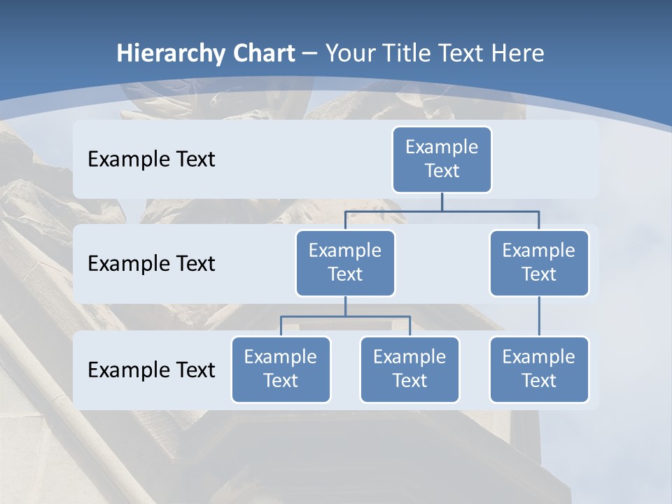 A Statue On Top Of A Building With A Sky Background PowerPoint Template