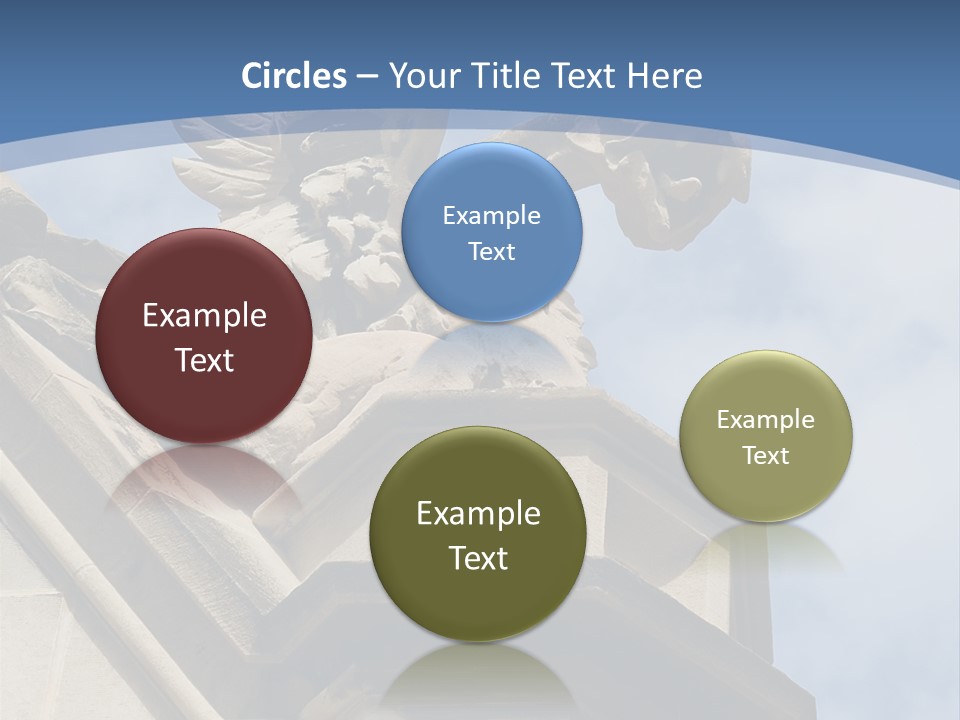 A Statue On Top Of A Building With A Sky Background PowerPoint Template