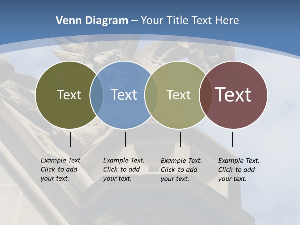 A Statue On Top Of A Building With A Sky Background PowerPoint Template