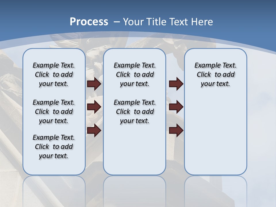 A Statue On Top Of A Building With A Sky Background PowerPoint Template