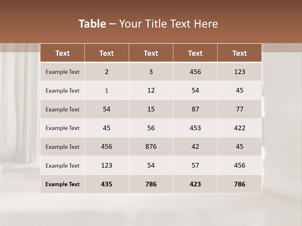 Brown Peeled Eat PowerPoint Template