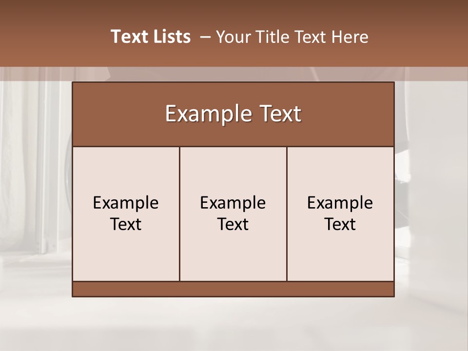 Brown Peeled Eat PowerPoint Template