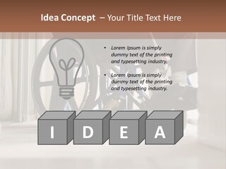 Brown Peeled Eat PowerPoint Template