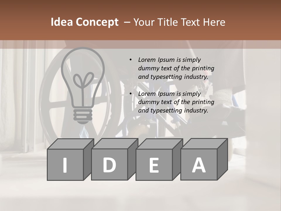 Brown Peeled Eat PowerPoint Template