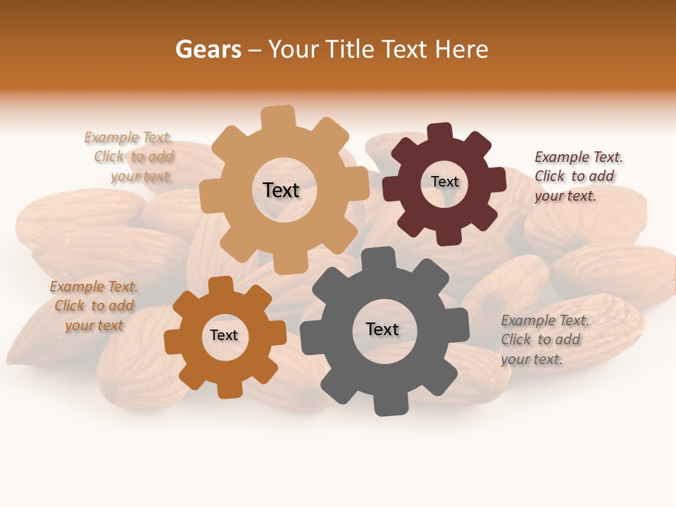 Brown Peeled Eat PowerPoint Template