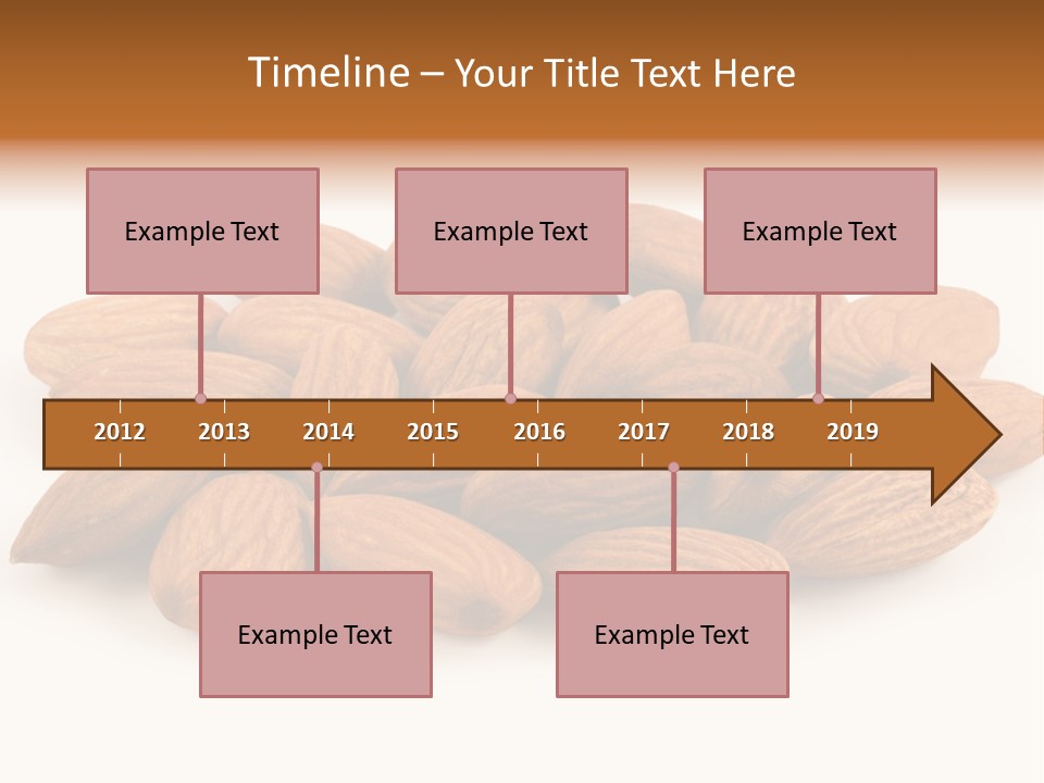 Brown Peeled Eat PowerPoint Template