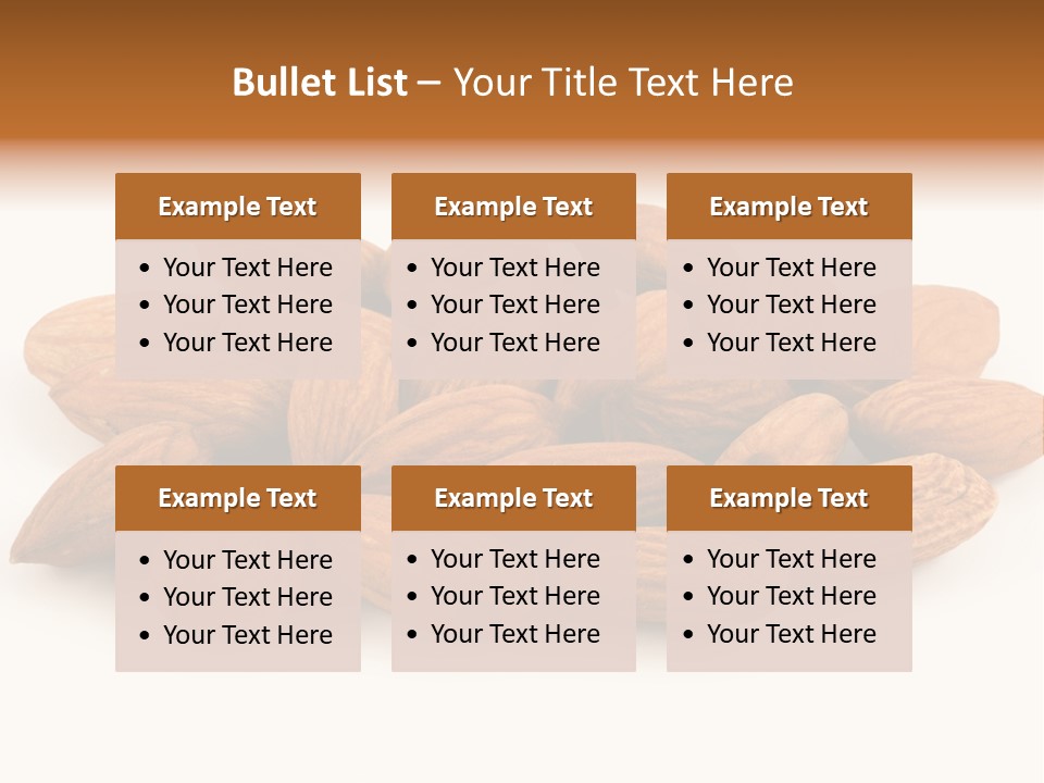 Brown Peeled Eat PowerPoint Template