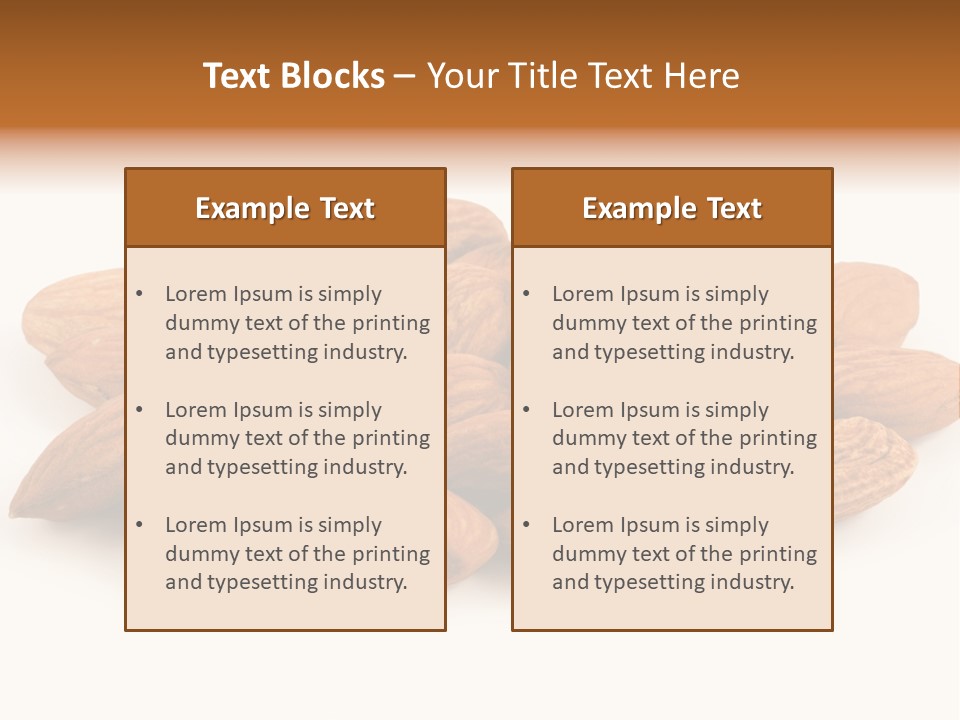 Brown Peeled Eat PowerPoint Template