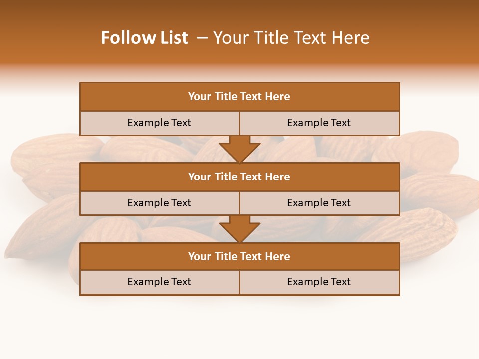 Brown Peeled Eat PowerPoint Template