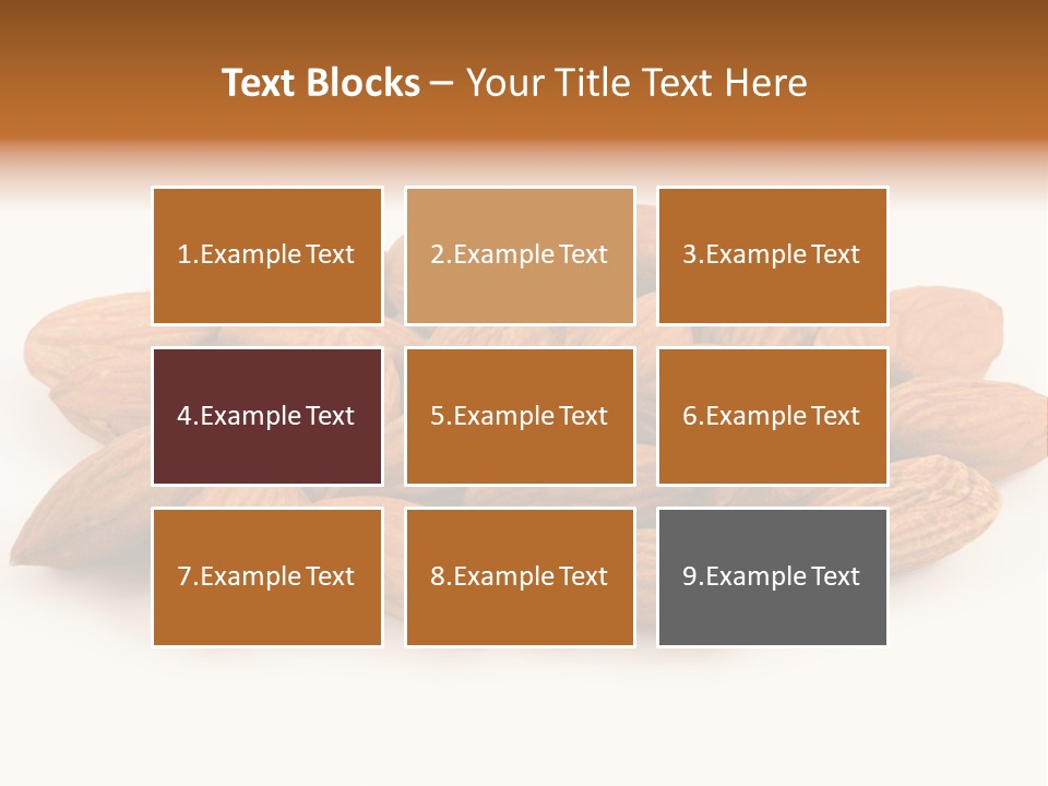 Brown Peeled Eat PowerPoint Template