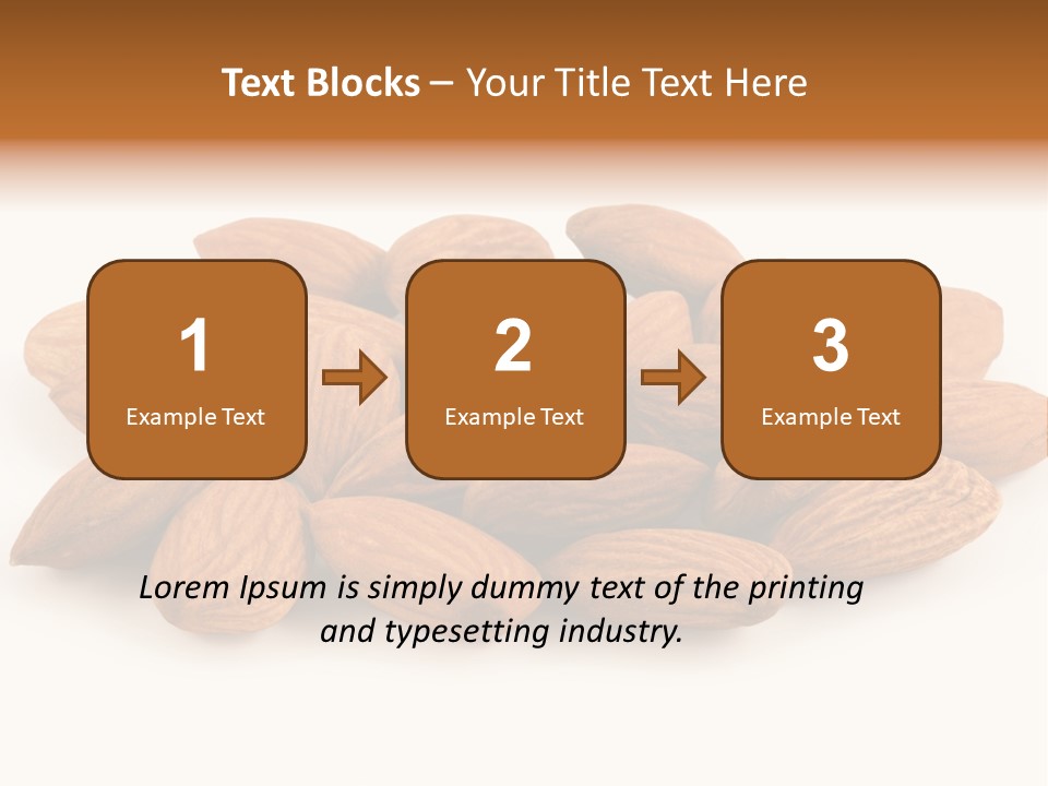 Brown Peeled Eat PowerPoint Template