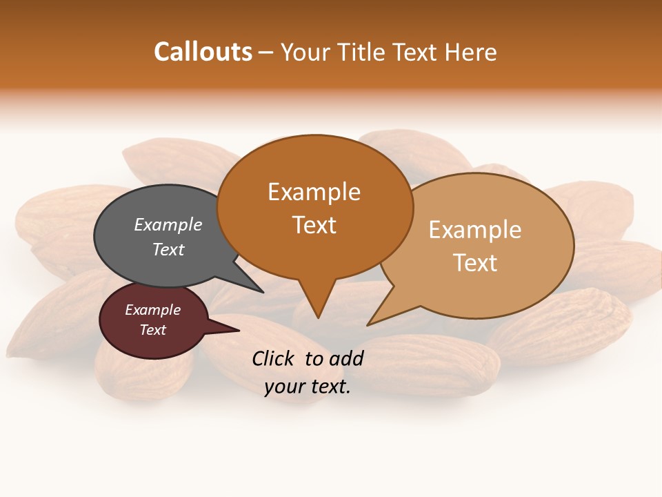 Brown Peeled Eat PowerPoint Template