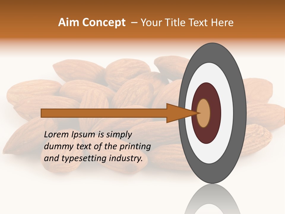 Brown Peeled Eat PowerPoint Template