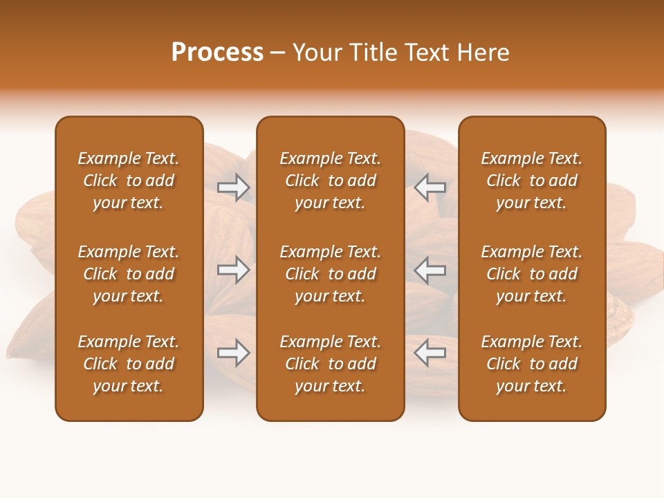 Brown Peeled Eat PowerPoint Template