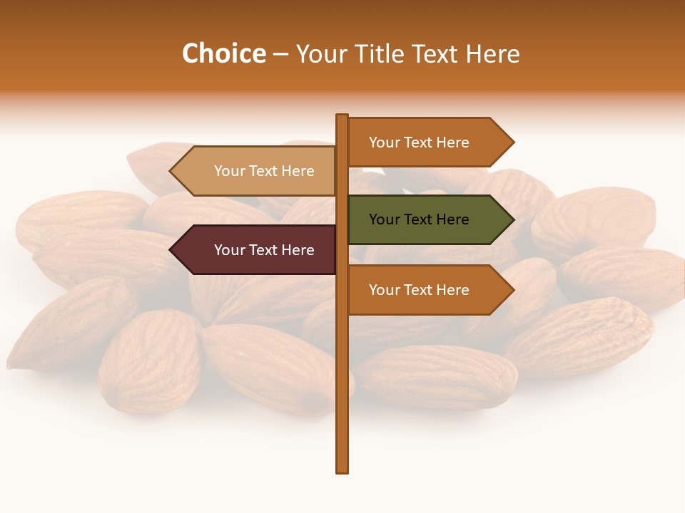 Brown Peeled Eat PowerPoint Template