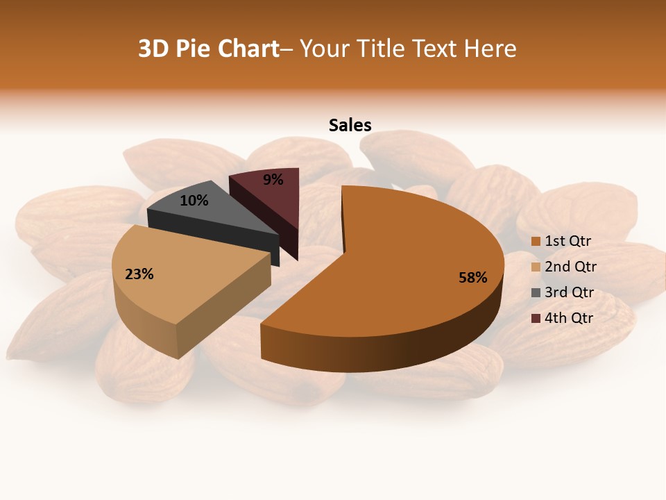 Brown Peeled Eat PowerPoint Template