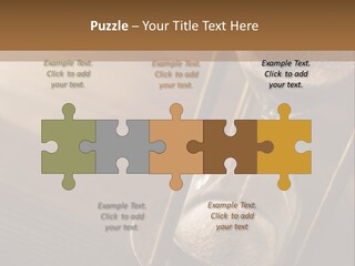 Closeup Clock Timer PowerPoint Template