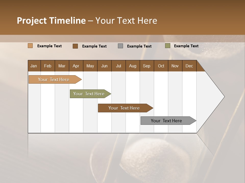 Closeup Clock Timer PowerPoint Template