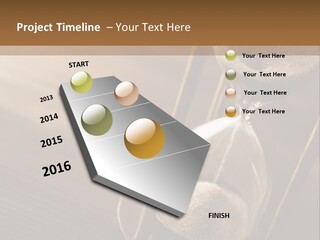 Closeup Clock Timer PowerPoint Template