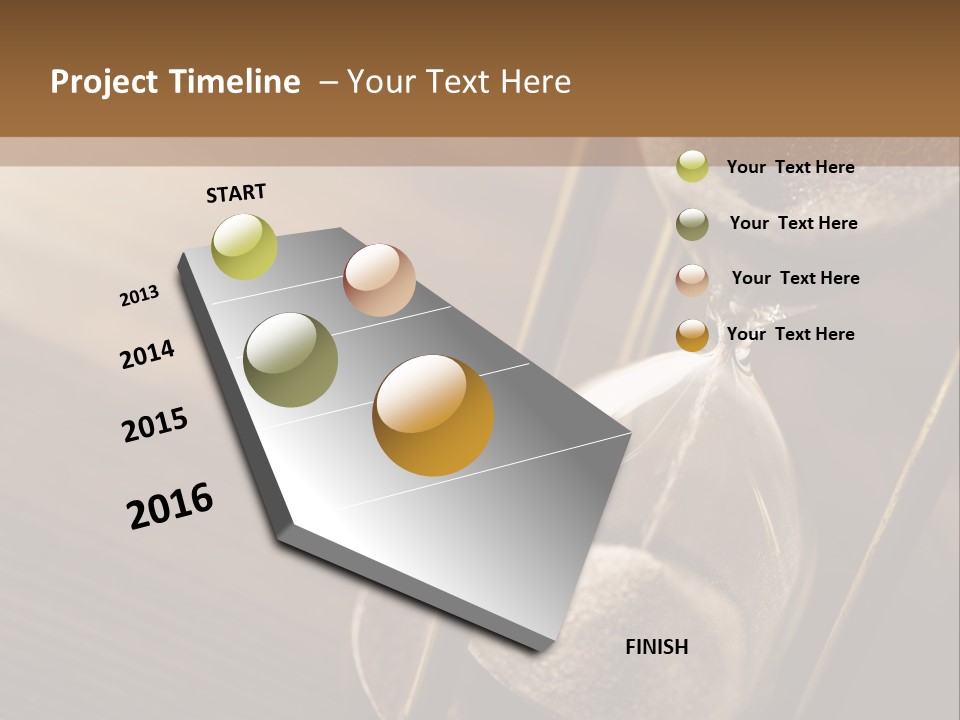 Closeup Clock Timer PowerPoint Template