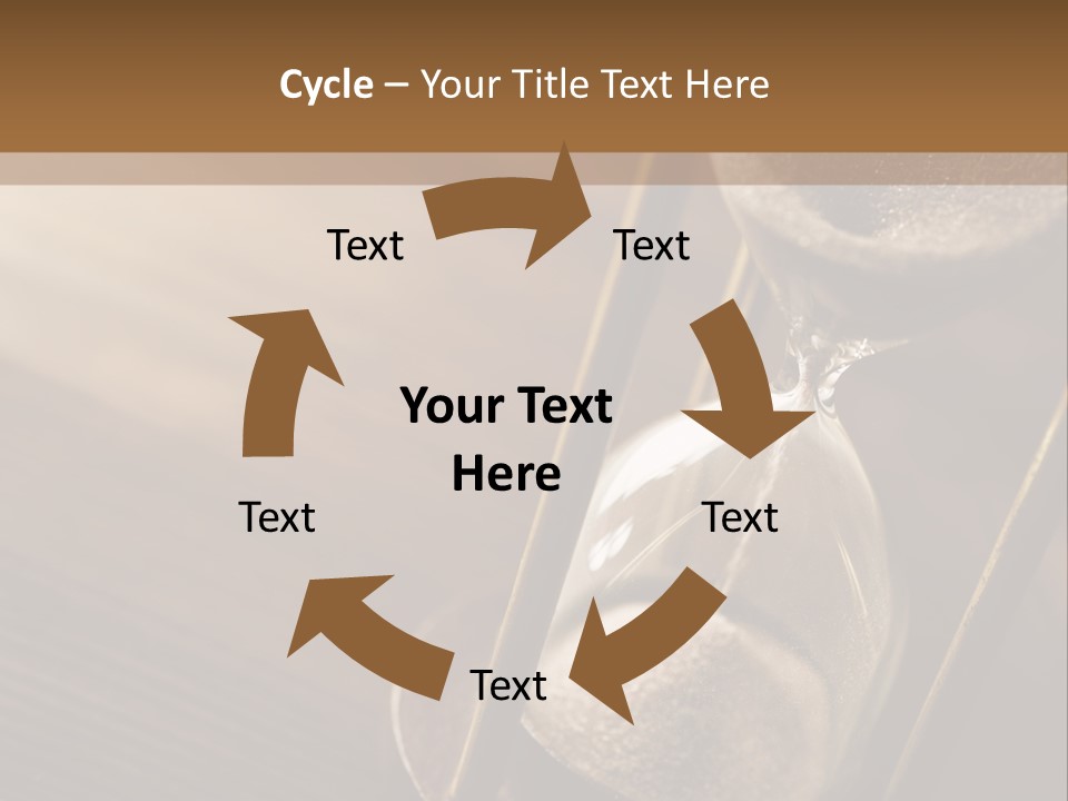 Closeup Clock Timer PowerPoint Template