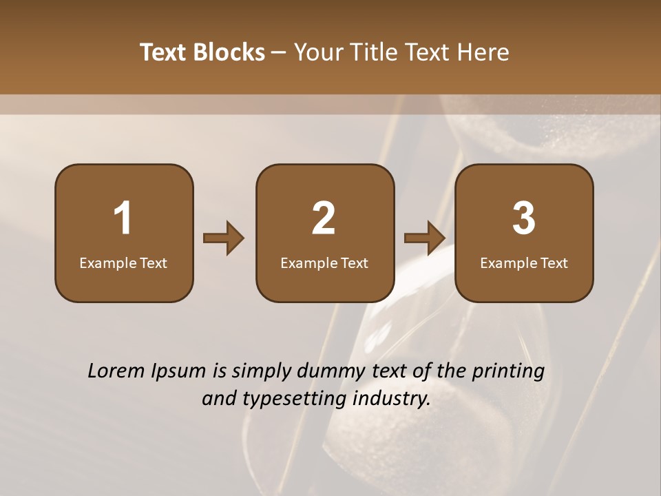 Closeup Clock Timer PowerPoint Template